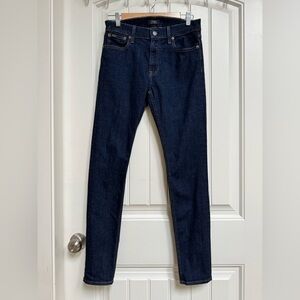 Polo Ralph Lauren Tompkins Mid Rise Skinny Dark Wash Jeans. Size 27” by 30”